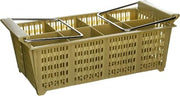 Winco 8-Compartment Cutlery Basket with Handle | Eight compartments, Great for Kitchen Storage, Pantry Organization, Countertop Organization and Home Organization