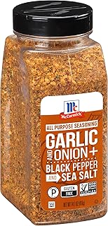 McCormick Garlic and Onion, Black Pepper and Sea Salt All Purpose Seasoning, 14.7 oz