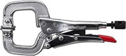 6" Locking C-Clamp, Swivel Pad, Max Clamping Capacity: 2″ (50 mm), Throat Depth: 1-13/16″ (46 mm), Vinyl Coated Quick Release Handle, PR6S, Strong Hand Tools