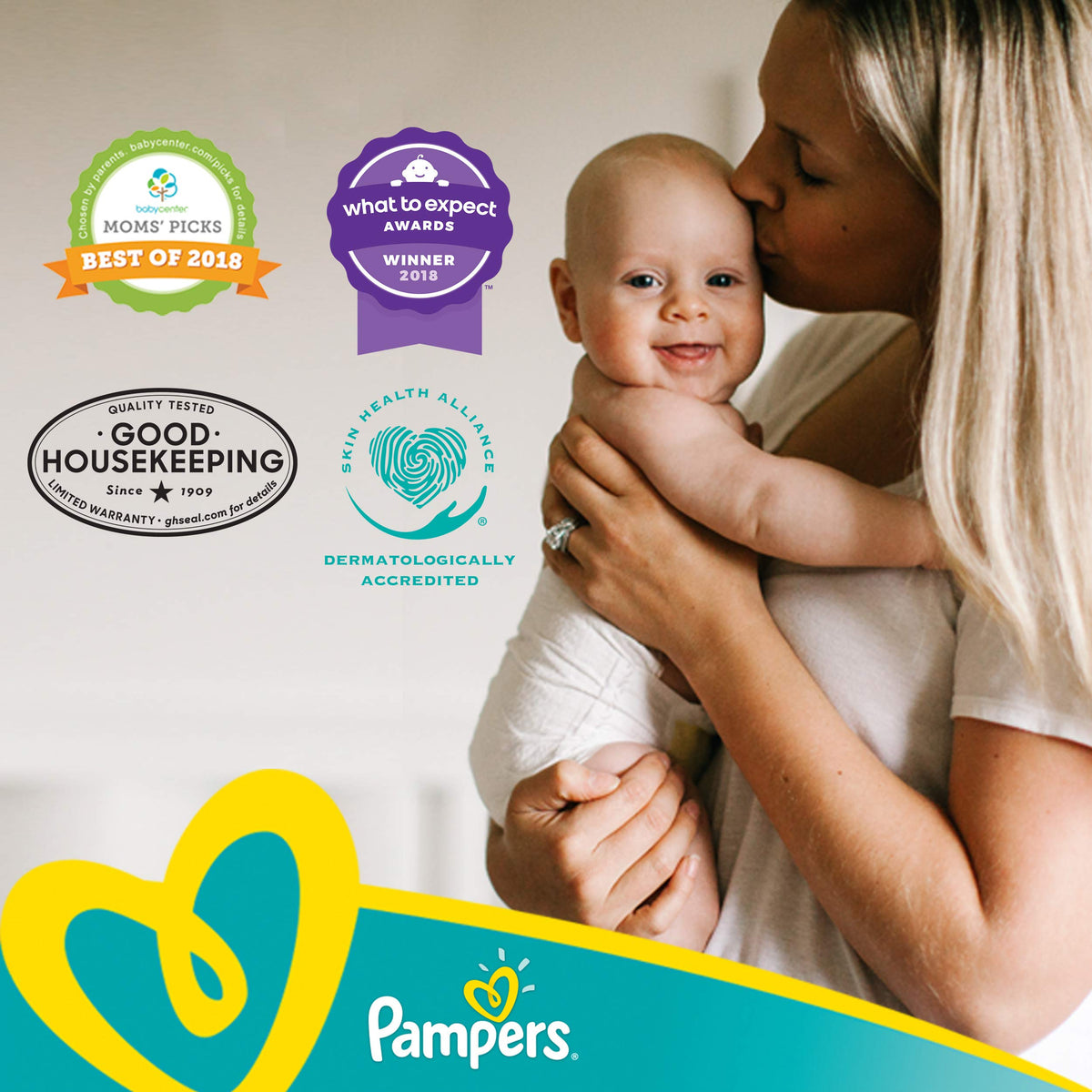 Pampers Size 3 (26 Count) / 26.0 / White Baby Diapers