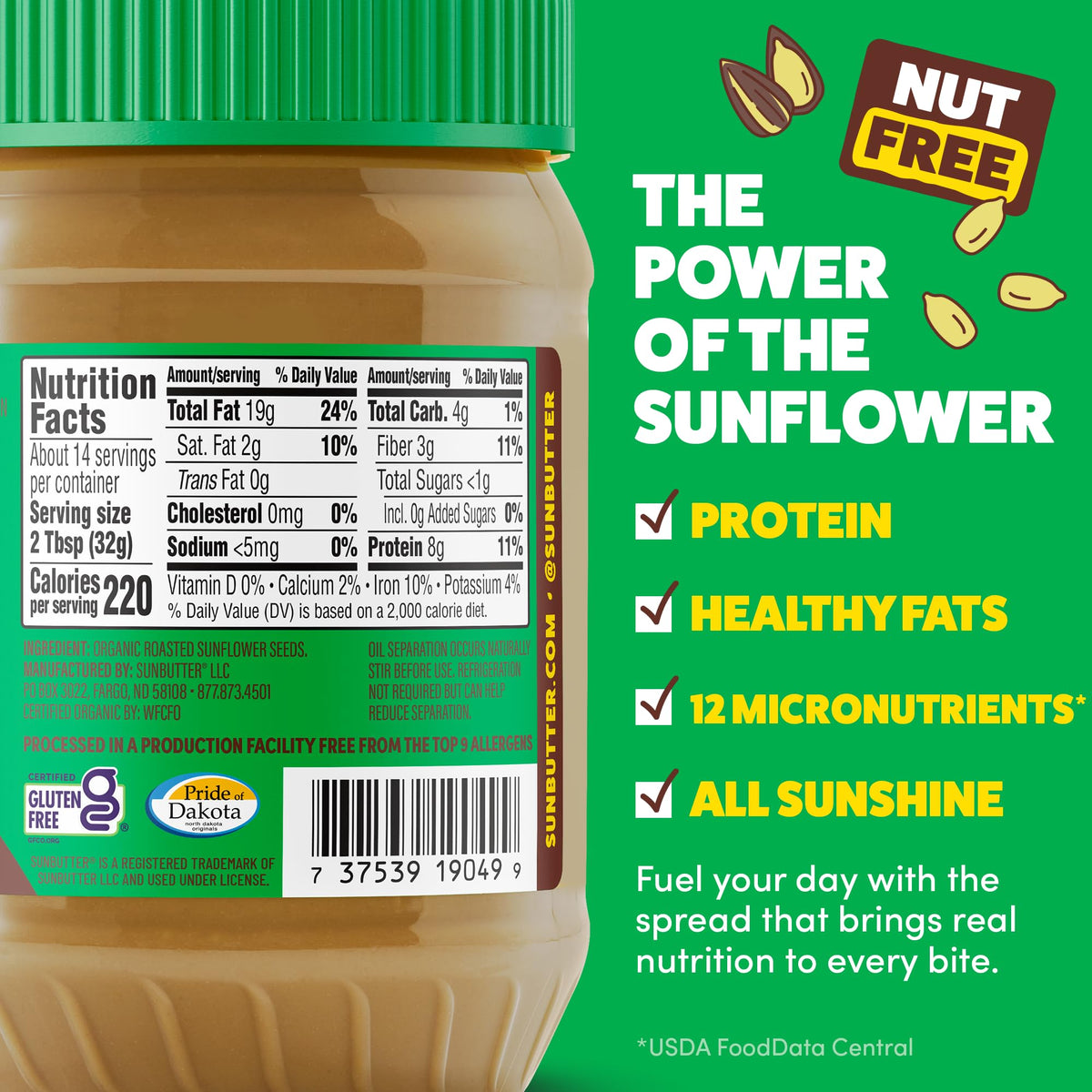 SunButter Organic / 1 Count (Pack of 6) / 6 Butter