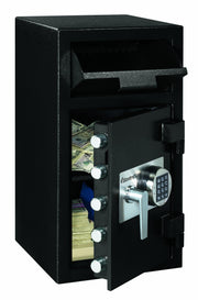 Sentry® Safe 1.6 cu. ft. Depository Safe by SENTRY(セントリー) – 1.6 cu. ft., 1.57 cubic_feet, Alloy Steel, Black, Model DH-134E