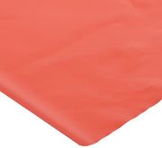 Hoffmaster 112001 Plastic Tablecover, 108" Length x 54" Width, Red (Case of 12)