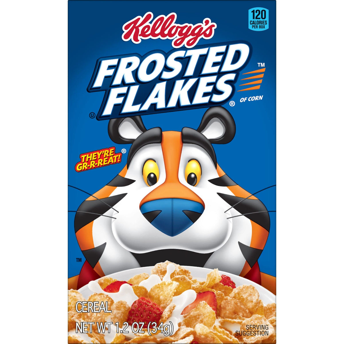 Frosted Flakes Original / 0.08 Ounce (Pack of 70) / 70 Cold Cereal