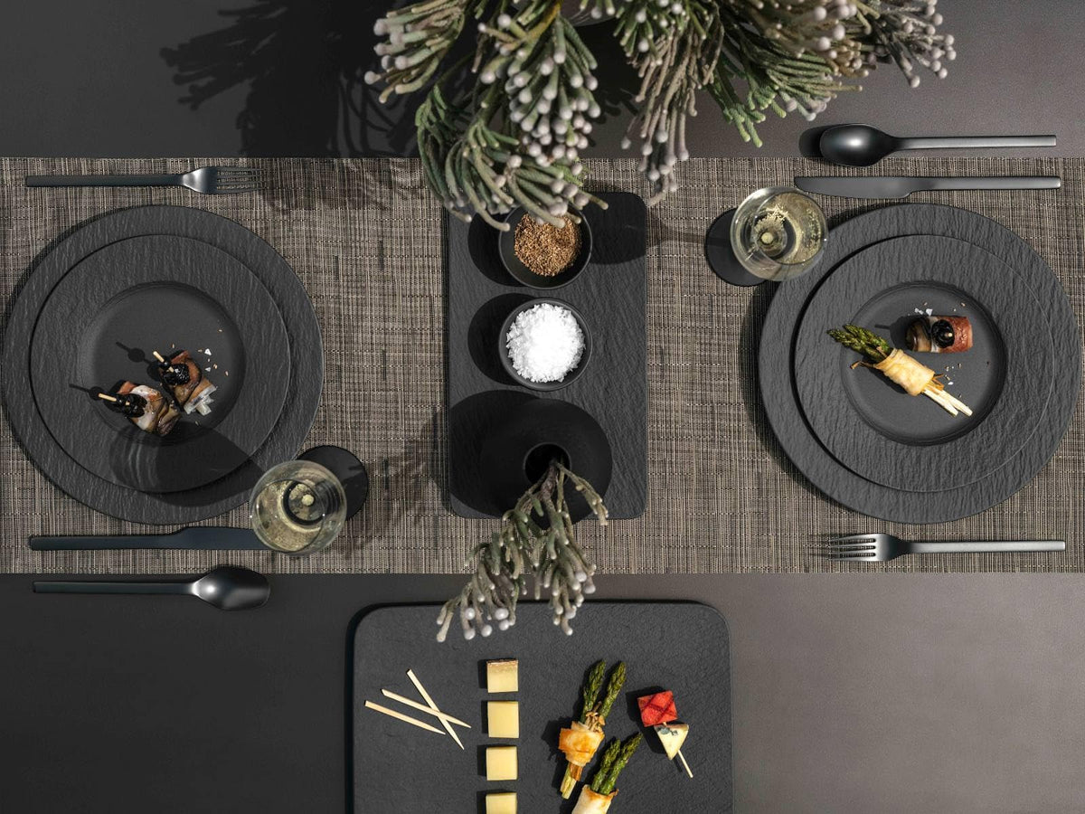 Manufacture Rock by Villeroy & Boch – 8X8X4CM, 105 milliliters, Porcelain, Black, Model 10-4239-3932