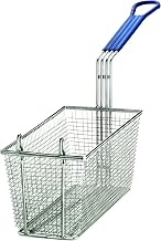 Tablecraft Rectangular Fry Basket with Blue Handle
