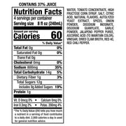 Clamato Picante / 32 Fl Oz (Pack of 12) / 12 Vegetable Juice
