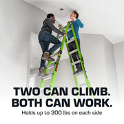Ladder Systems Dark Horse 2. by Little Giant – 17 Ft., Fiberglass, Black, Model 16117-001