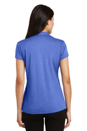 Women's Trace Heather Polo by Port Authority – Medium, Rayon, True Royal Heather, Model SNM-1064483