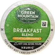 Green Mountain Coffee Roasters Breakfast Blend Single Serve K-Cup Pods for Keurig Brewers, 72 Count