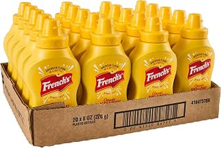 Frenchs Squeeze Mustard, 8 Ounce (Pack of 20)