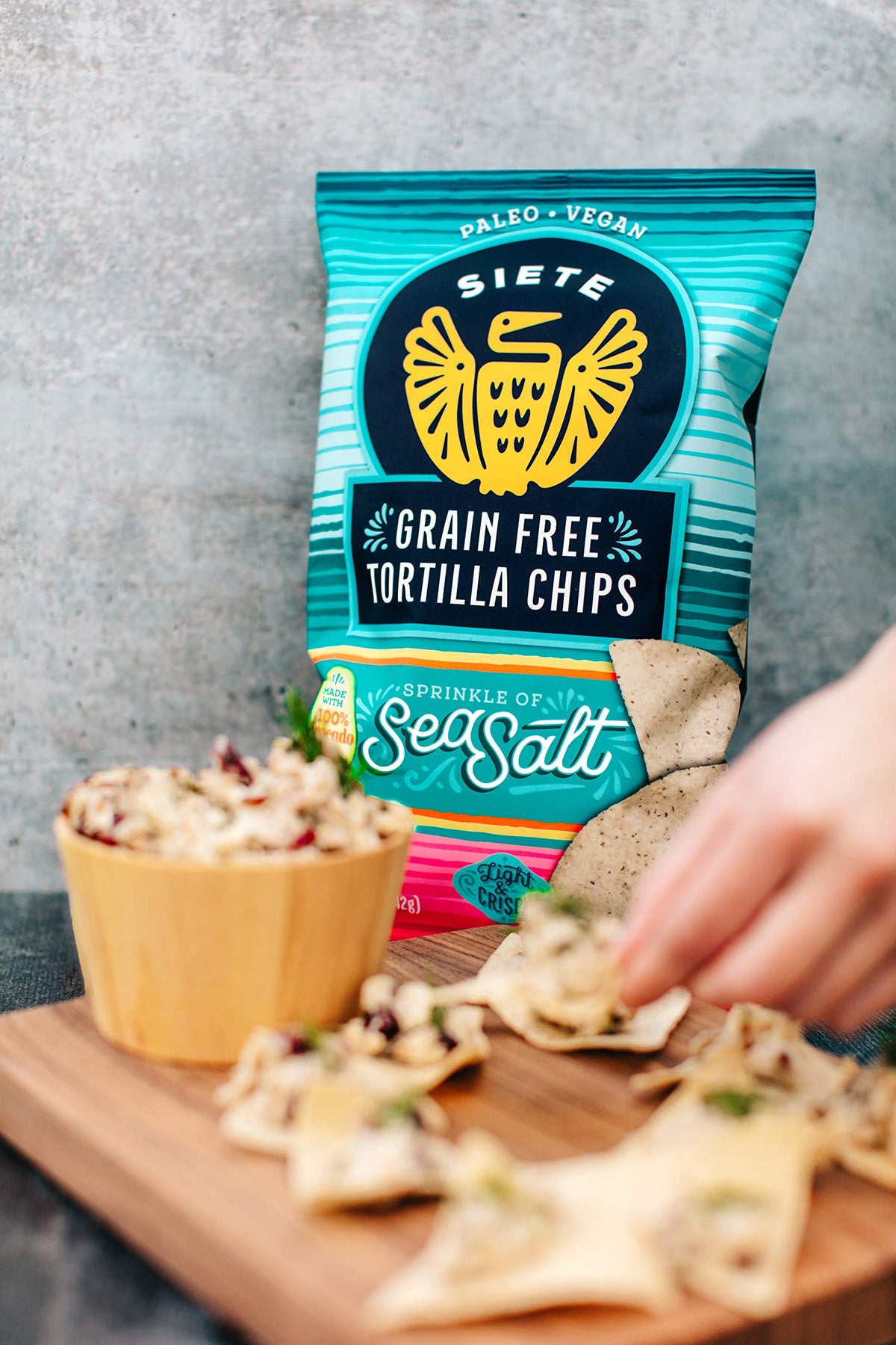 Siete Sea Salt / 5 Ounce (Pack of 6) / No Color Tortilla