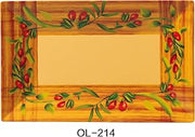 Yanco OL-214 Olive Rectangular Plate