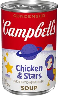 Campbell's Condensed Kids Chicken and Stars Soup, 10.5 oz Can