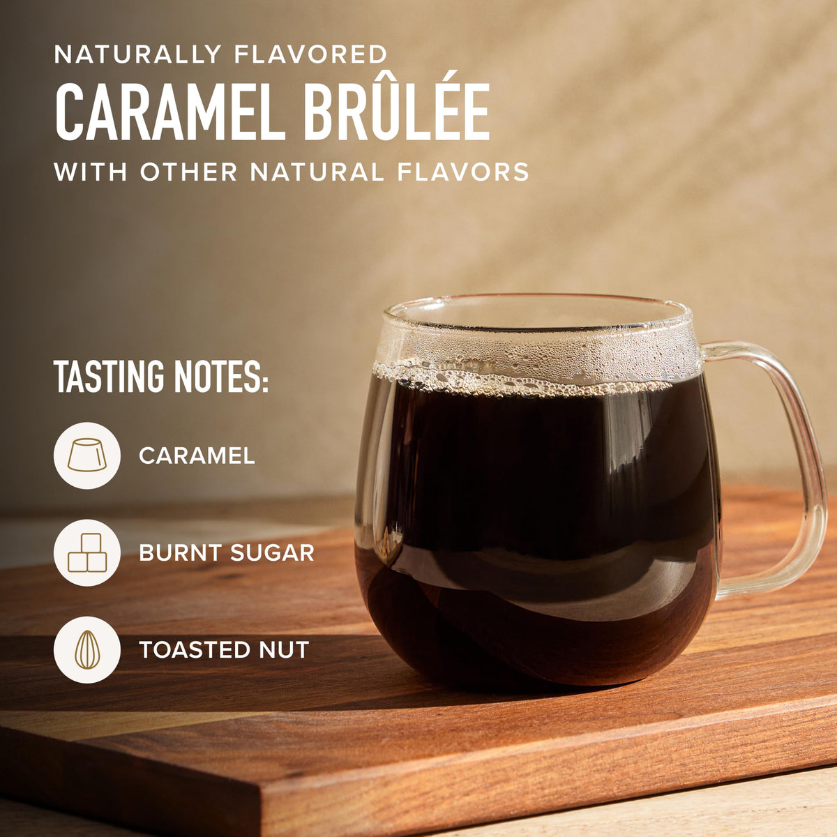 Peet's Coffee Caramel Brûlée / 22 Count (Pack of 1) / 1 Single-Serve Capsules & Pods