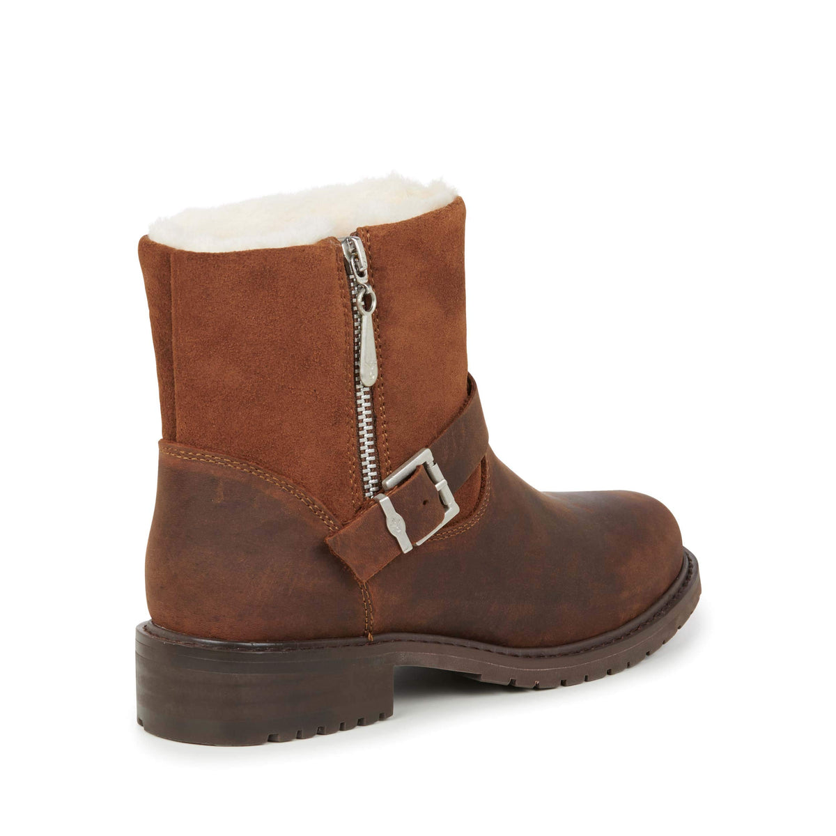 Women's Roadside Oak 10 M by EMU – 10, Leather, Oak, Model 809996721995