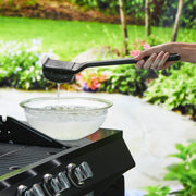 Steam Clean Bristle Free Grill Brush Powered by Scrub Daddy by Mr. Bar-B-Q – Stainless Steel, Black, Model 77101AMZSD