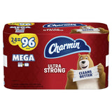 Ultra Strong Toilet Paper by Charmin – 24 Count (Pack of 1), Paper, White, Pack of 24