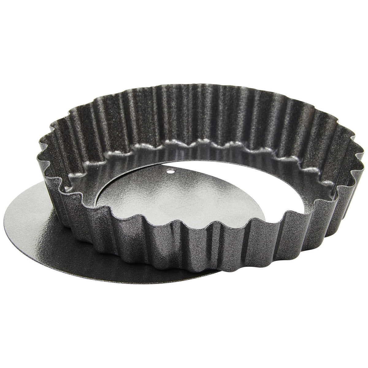 2 piece/set 4" Non-stick by Winco – 4", 4.0 inches, Carbon Steel, Black, Model FQP-4