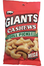 GIANTS Dill Pickle Flavored Cashews by GIANTS SUNFLOWER SEEDS – 4 Ounce (Pack of 8)