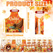 Newcotte Pumpkin Gnomes Kitchen Apron Set, 10 Pack, Thanksgiving Designs