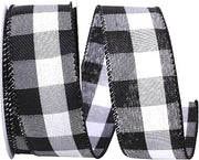 Reliant Ribbon 93228W-984-09F Ribbon, 1-1/2 Inch X 10 Yards, Black, White