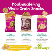 Oatmeal Raisin Cookies Soft Baked by Appleways – 1.4 Ounce (Pack of 160), Pack of 160