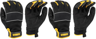 Cold Weather Work Glove with Touchscreen Capability by DEWALT – Large (Pack of 2), Polyester, Nylon, PVC, PU, Spandex, צהוב / שחור, Pack of 2, Model DPG752L