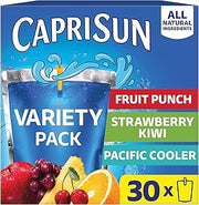 Capri Sun Variety Pack, 30 ct Fruit Punch, Strawberry Kiwi & Pacific Cooler