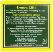 Bigelow Tea Lemon Lift / 20 Count (Pack of 2) / 1 Herbal