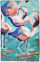 Dancing Flamingos Kitchen Towel - 16x25