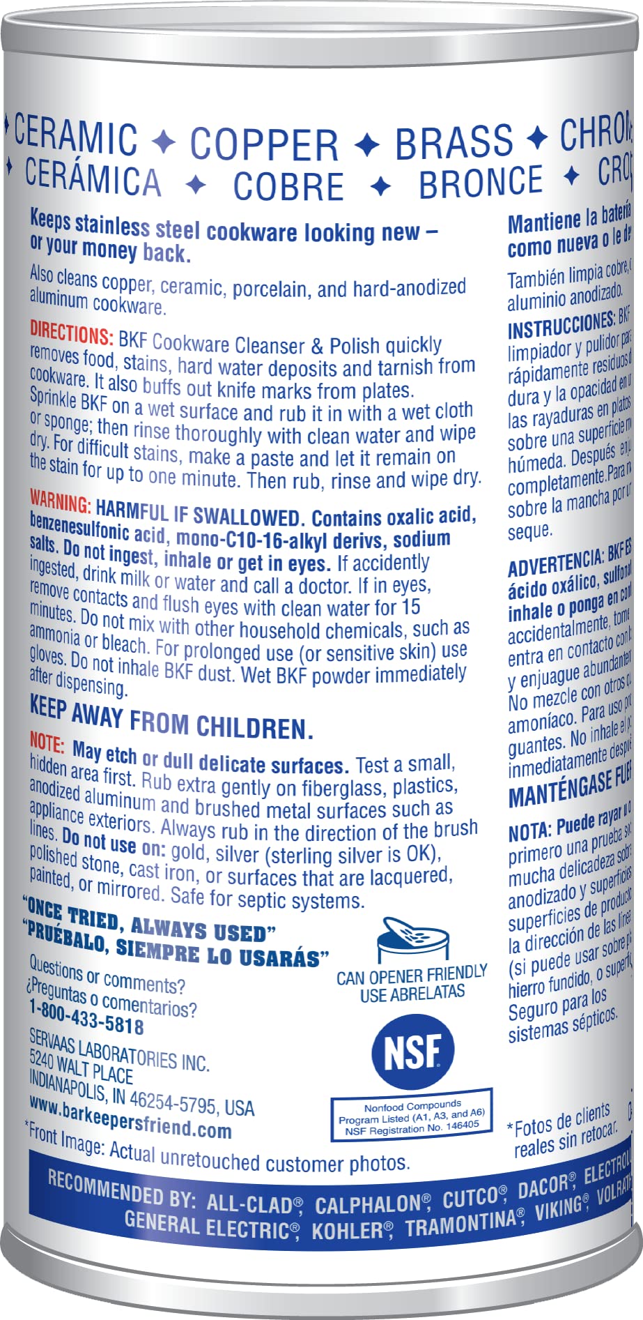 Bar Keepers Friend 1 / 12 Ounce (Pack of 2) / 2 All-Purpose Cleaners