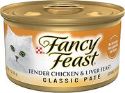 Purina Fancy Feast Chicken & Liver Classic Pate Wet Cat Food (24) 3oz Cans