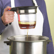 TOZNKKI Fat Separator with Bottom Release, 4 Cup Capacity, Clear
