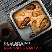 Stock Your Home 10 Pack / Silver / Pans Disposable Cookware