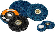 3M 35147 Standard Abrasives Quick Change TR Cleaning Disc 840398, 2 in Coating Cut Cutting Angle Flute Black (Pack of 25)
