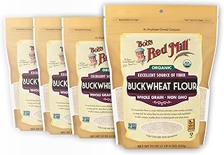 Bob's Red Mill Organic Buckwheat Flour, 22oz (4 Pack)