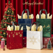 STYPOP Christmas Gift Bags, 16 Pack Medium with Tissue Paper, Christmas-16 Pack