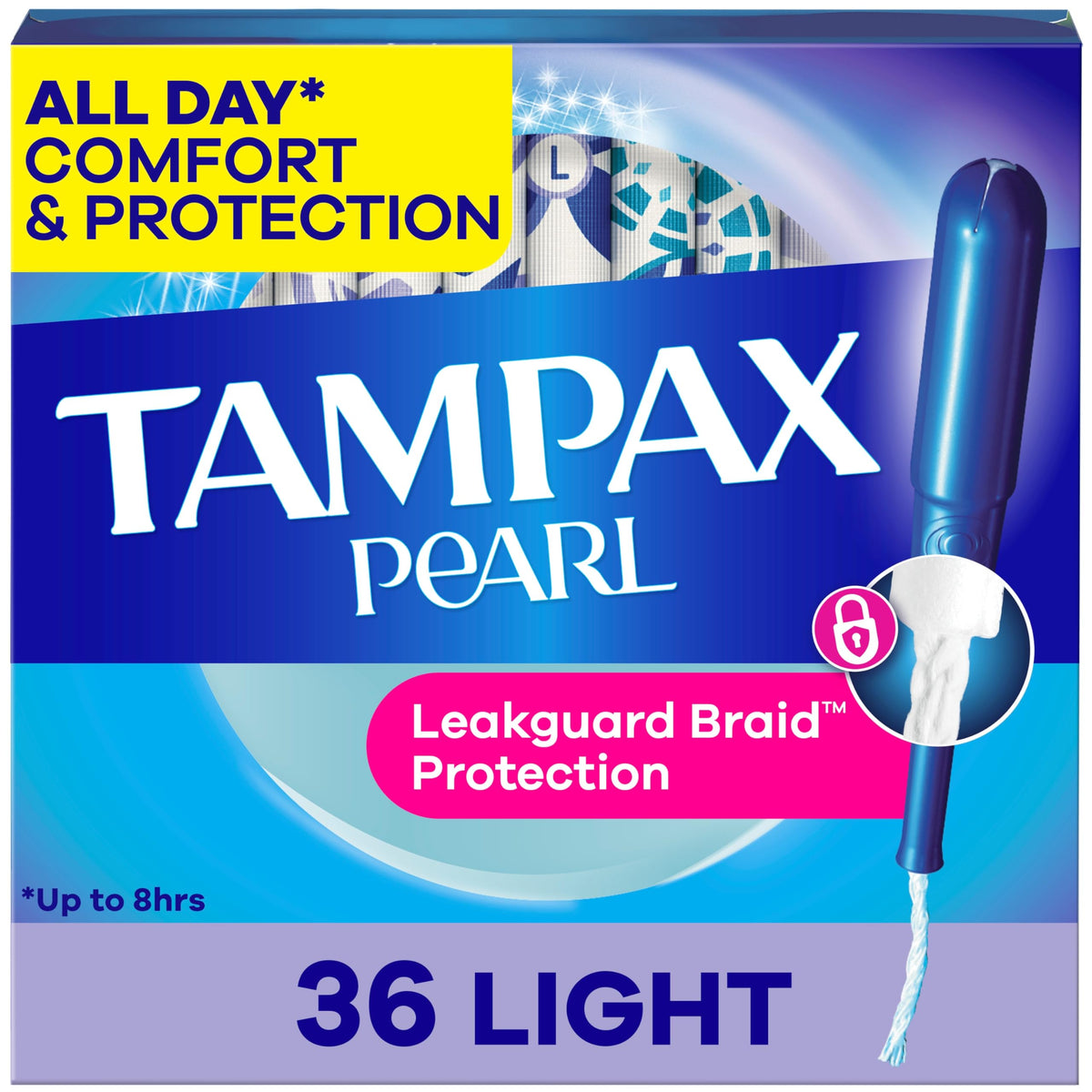 Pearl Tampons for Women by Tampax – Light, Plastic, Model 7301000914