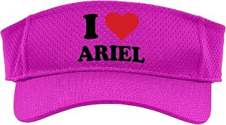 I Heart Ariel First Name I Love Personalized Stuff Sport Sun Visor