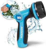 Aqua Joe AJHN102 Heavy-Duty Metal Multi-Function Hose Nozzle with Smart Throttle and 7 Sprayer Patterns