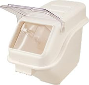 Crestware Shelf Ingredient Bin, 5 gallon, Beige