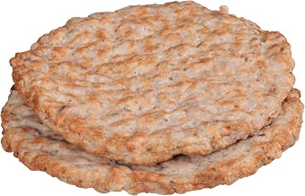 Farmland Silver Medal Fully Cooked Wide Sausage Patty, 10 Pound - 1 each.