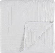 Villa by Classic Home Anessa White Queen Cotton Quilt