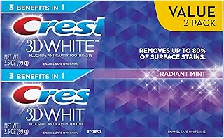 Crest 3D White Radiant Mint Whitening Toothpaste
