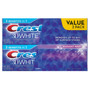 3D White Radiant Mint Whitening Toothpaste by Crest – 7 Ounce (Pack of 1), Model 5228772829