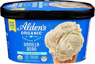 Aldens Organic Vanilla Bean Ice Cream, 48 Fluid Ounce - 3 per case.