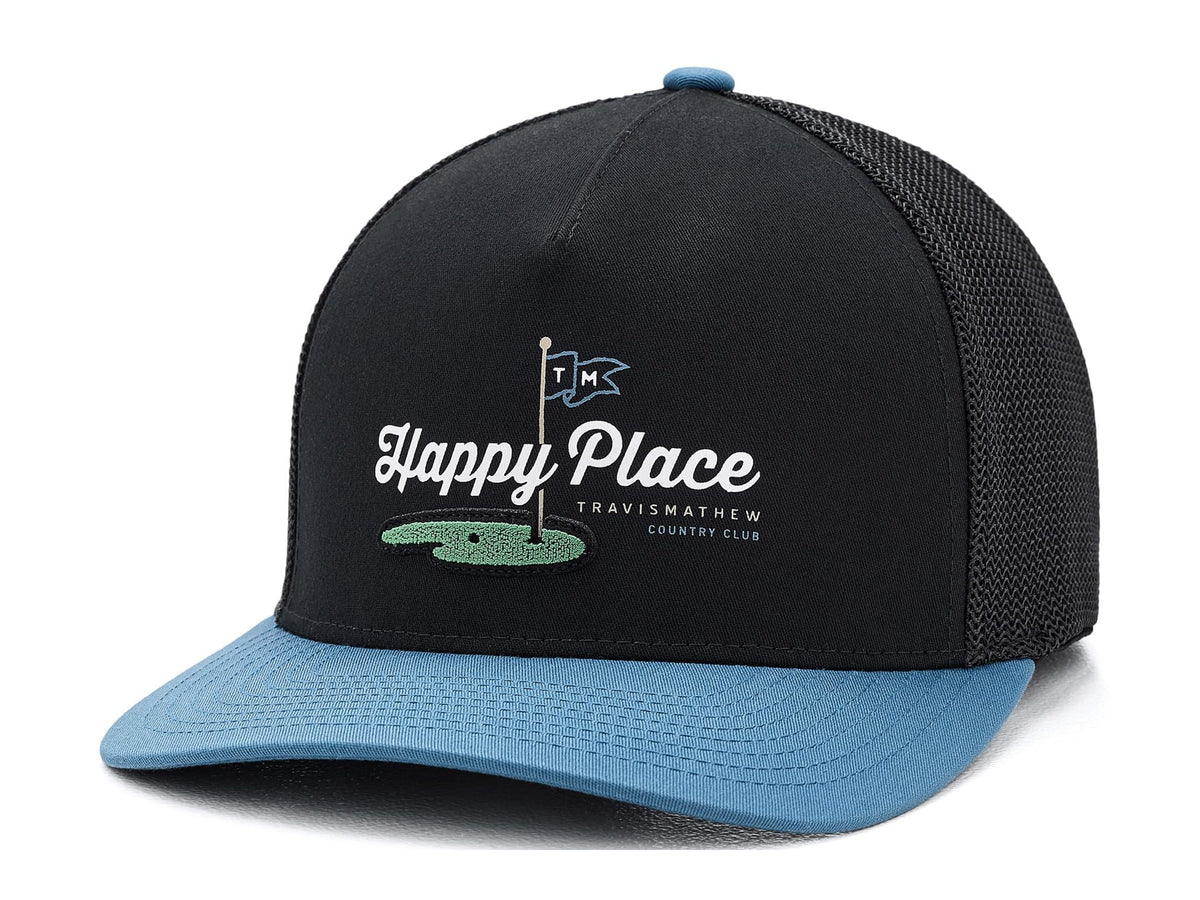 Swing Season Hat by TravisMathew – One Size, Polyester Blend, Black, Model A46119