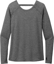 OGIO Women's Force Long Sleeve Tee | Moisture Wicking Shirt for Women, Athletic Fitted Workout Top