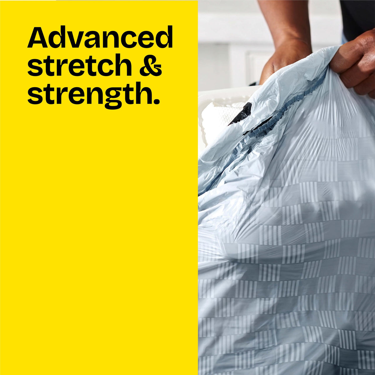 ForceFlex Tall Kitchen Trash Bags by Glad – 40 Count (Pack of 1), 13.0 gallons, Plastic, Gray, Model 78459